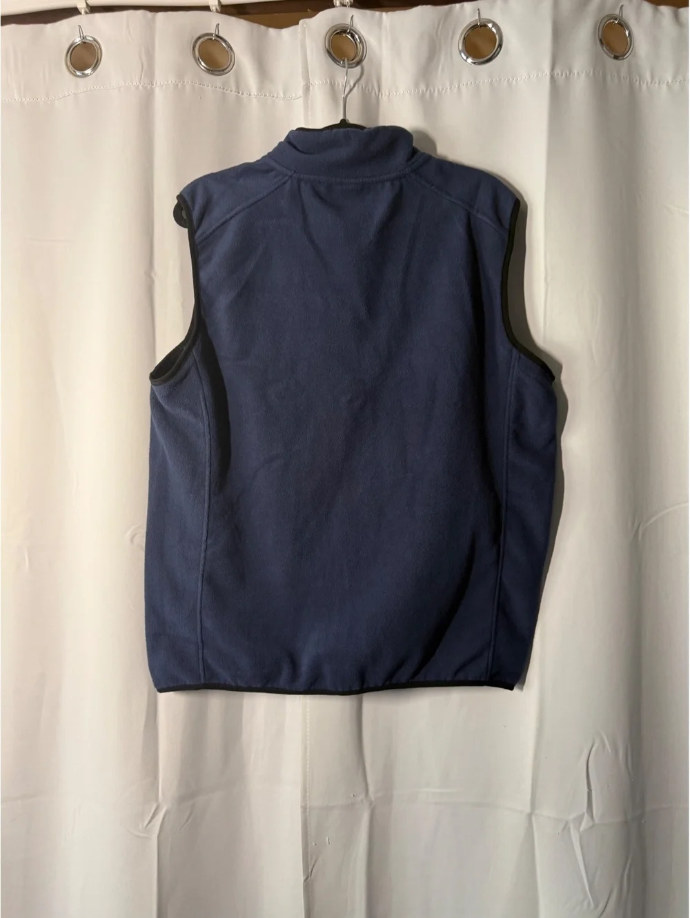 Seattle Seahawks NFL Team Apparel Navy Fleece Vest Sz M - Twelfth Man Football